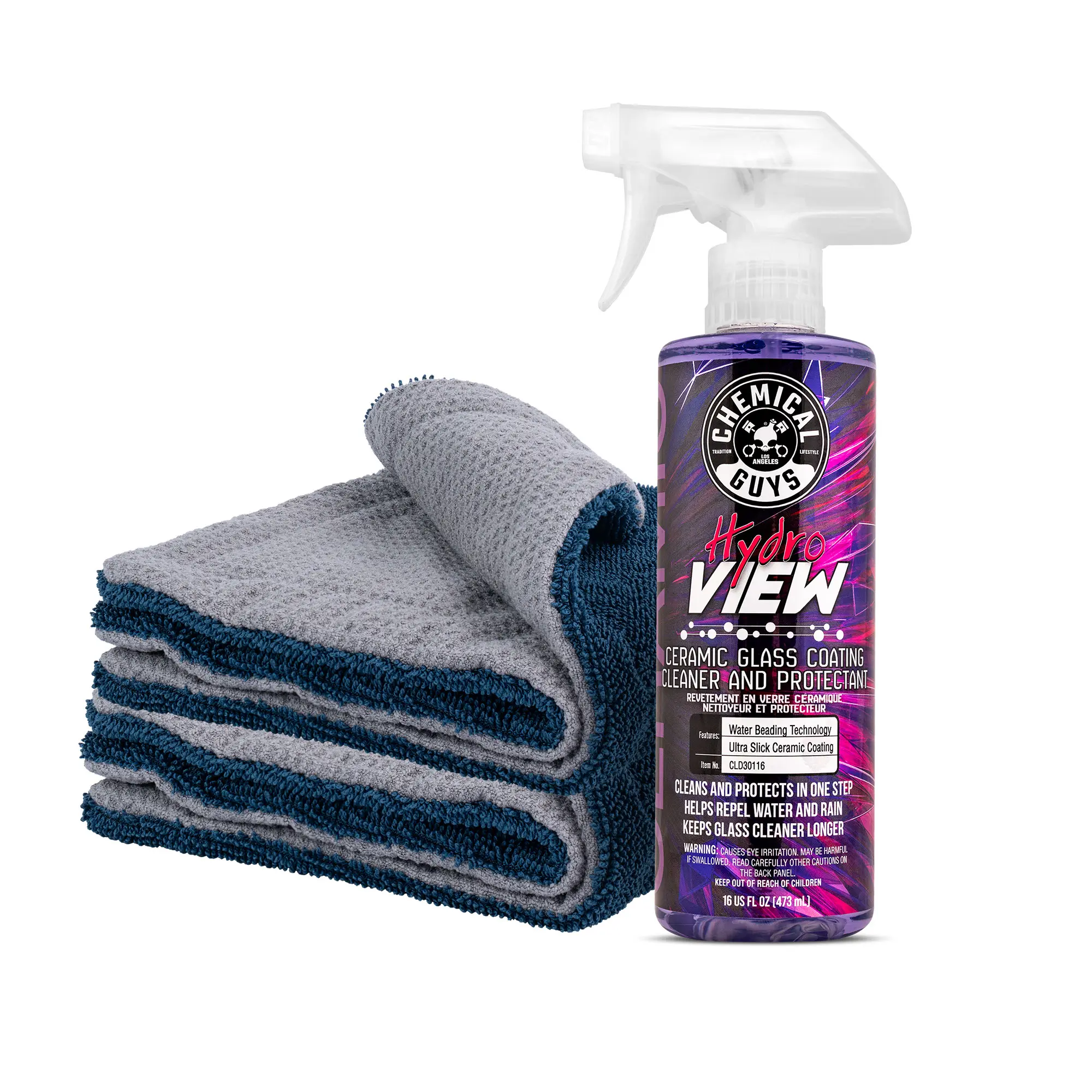 Chemical Guys 1-Step Ceramic Window Protection Kit - Car Window Cleaner, Cleaning Supplies, Ceramic Coating, Detailing Accessories, Detailing Chemicals, Auto Detailing Supplies, Glass Cleaner