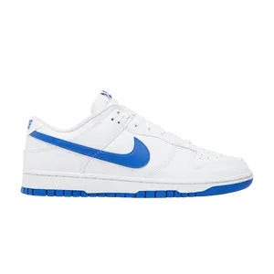 Dunk Low 'White Hyper Royal'
