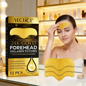 12p YECUCE 24K Gold Collagen Patches Aloe: Moisturizes and firms, with double collagen for deep repair and firming, powerful hydration, and nourishes the skin. Suitable for all skin types.
