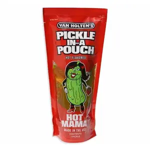 Van Holten's Hot Mama Hot Pickle in A Pouch: 12-Piece Box