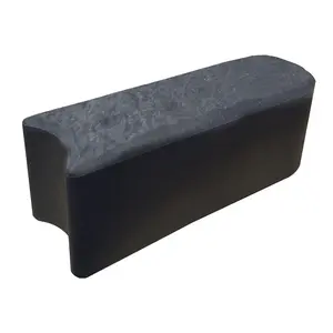 TierraVerde 12 Pack 12 "x 4" Stomp Edge Slate Lightweight Garden Borders, Grey
