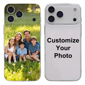 DIY Custom Transparent Phone Case - Personalized Case for iPhone 17/ 16/ 15/ 14/ 13/ 12/ 11 Pro Max/ Pro/ Plus, Minimalist & Stylish, Shockproof & Durable, Perfect Creative Gift for Birthdays, Anniversaries, Valentine's Day, Weddings, Christmas