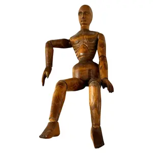 Spanish Lay Figure Carved Wood Mannequin