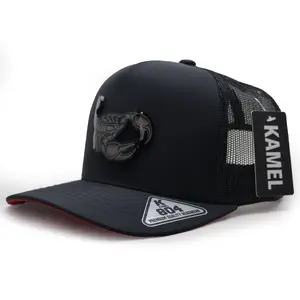 Alacran Acrylic Badged Black/Red undertone Hat with Premium Quality Meshwear and Hydro performance 804 Design