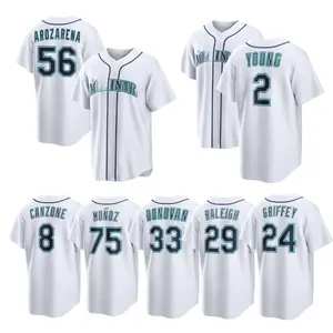 Men’s S... M... White Home Replica Jersey, classic design, breathable fabric, comfortable fit, perfect for game day, casual wear, and baseball fans.