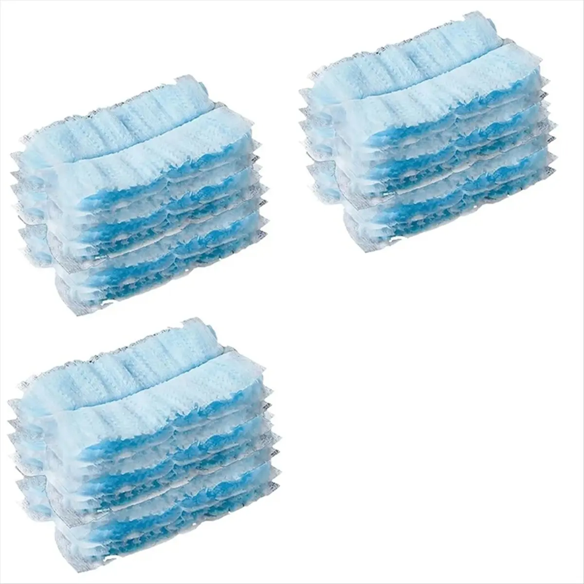 30-Piece Soft Blue Electrostatic Disposable Duster Refills Set - Durable, Universal for Multi-Surface Cleaning (Floor, Ceilings, Bedrooms), Compatible with Standard Handles (Tools & Hardware, Organizers, Racks & Bars)
