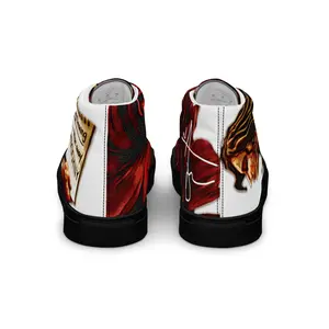 “Spring” women’s canvas art wear high tops