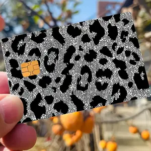 Trendy and Cool Leopard Bank Card Credit Card Debit Card Transportation Card Room Key Card Skin Sticker