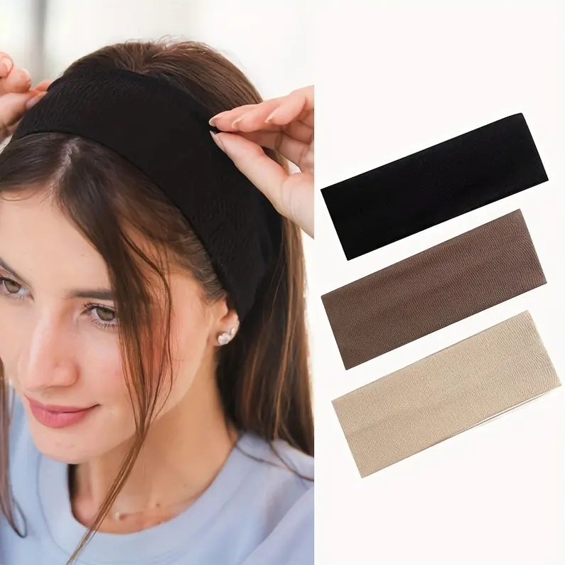 BIGWIG Women's Multi-Color Elastic Adjustable Headbands - Unisex Sweat-Absorbing, Secure-Hold Hair Accessories for Yoga, Running, All-Season Multi-Packs, Adjustable Headband summerwins,summerwins