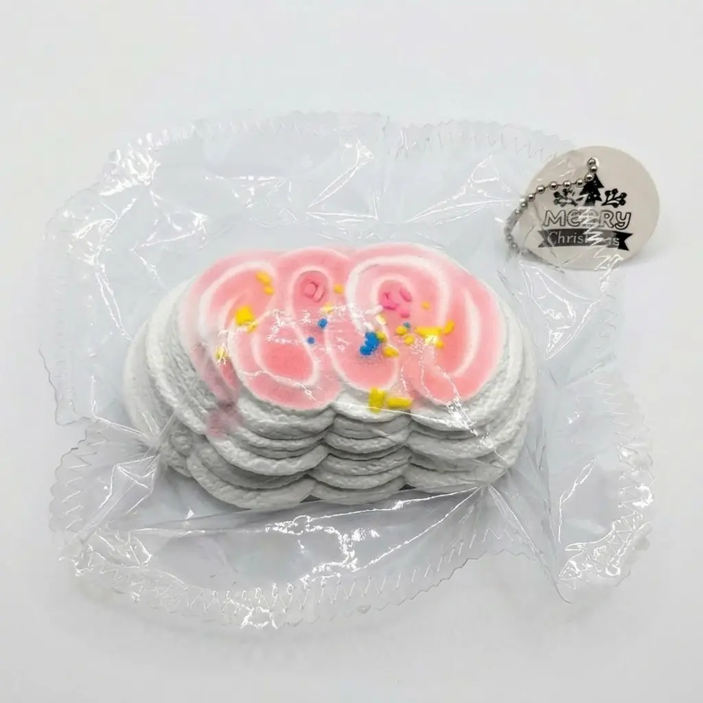 Food-Grade Silicone Toast-Shaped Peach Cream Tower Squishy Toy - Squishy Fun, Squeeze Stress Relief, Anxiety Squishies, Decompression Squeeze, Non-Toxic, Handmade, Sensory Friendly, Oddly Satisfying, House Decoration, Hand Exercise Tool, Soft Fidgets Squi