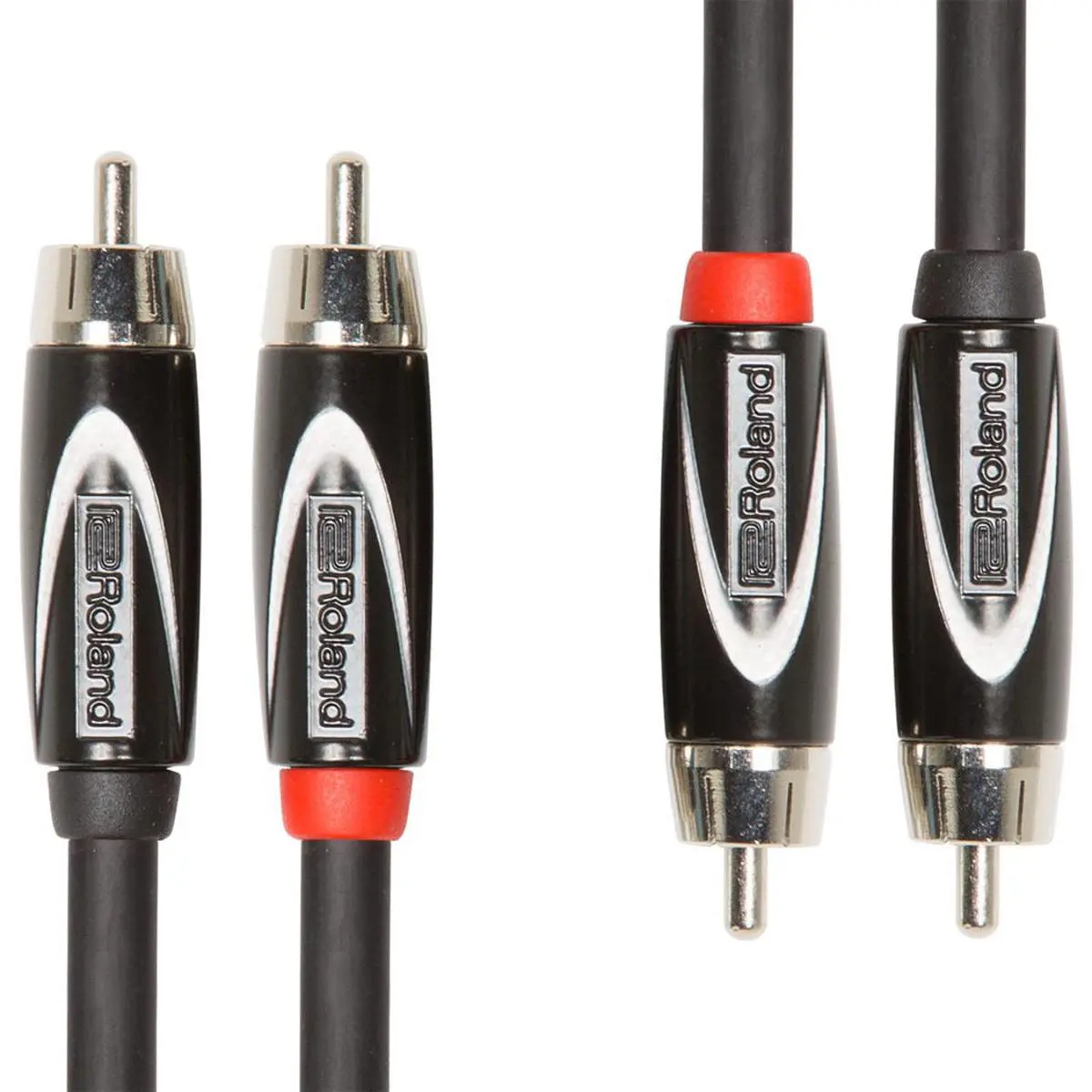 Roland Black Series 10' Dual Interconnect Cable, RCA to RCA Connector
