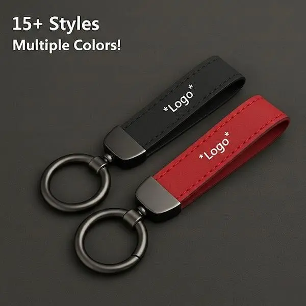 Custom Alcantara Keychain, Stylish Unisex Keychain with Split Ring, Geometric Design, Durable Steel Ring