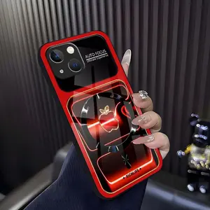 Luxury Neon Glow Neon-Contoured MagSafe Case Edition Premium Tempered Glass Lens Protection for [iPhone 15 Plus] 952