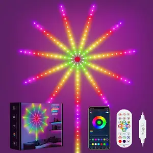 Firework Shaped LED Light, 1 Set Large Firework Light for Festive Decor, Bright Colorful Lighting for Parties and Events, Stunning Home Decoration for Celebrations, Ornaments, Party Led Lights