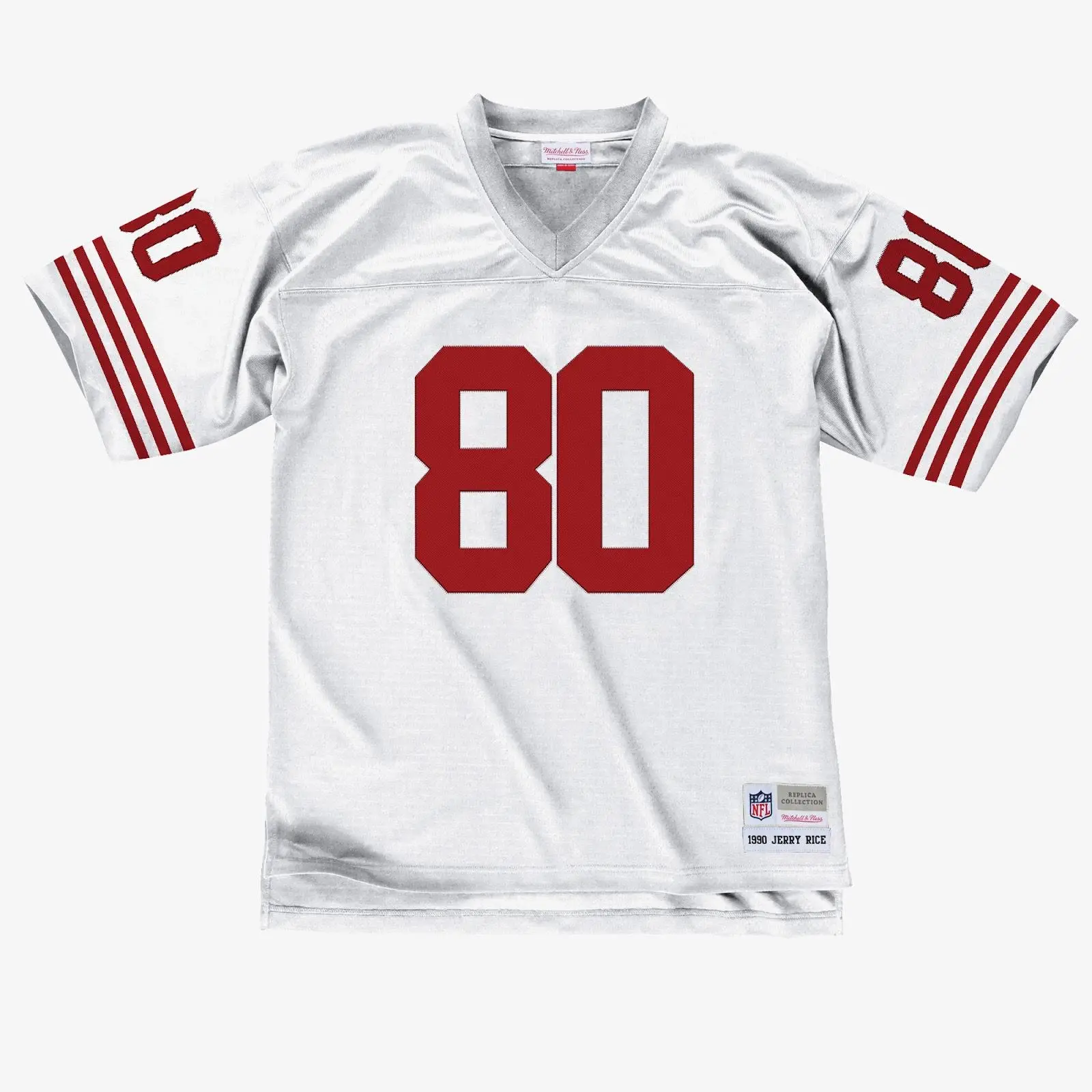Jerry Rice San Francisco 49ers 1990 White Legacy Player Jersey NFL Throwback Mitchell & Ness