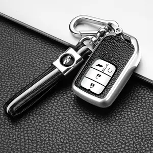 Key Fob Cover for Honda Accord Civic Pilot CRV Passport Insight EX Fit Odyssey 2015-2021 4 Buttons Smart Remote Control