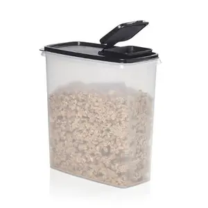 Tupperware Super Cereal Storer - 20 Cups 4.8L Clear Plastic Container with Lid for Easy Storage & Airtight Seal Perfect for Family Cereal Needs & Bulk Buying