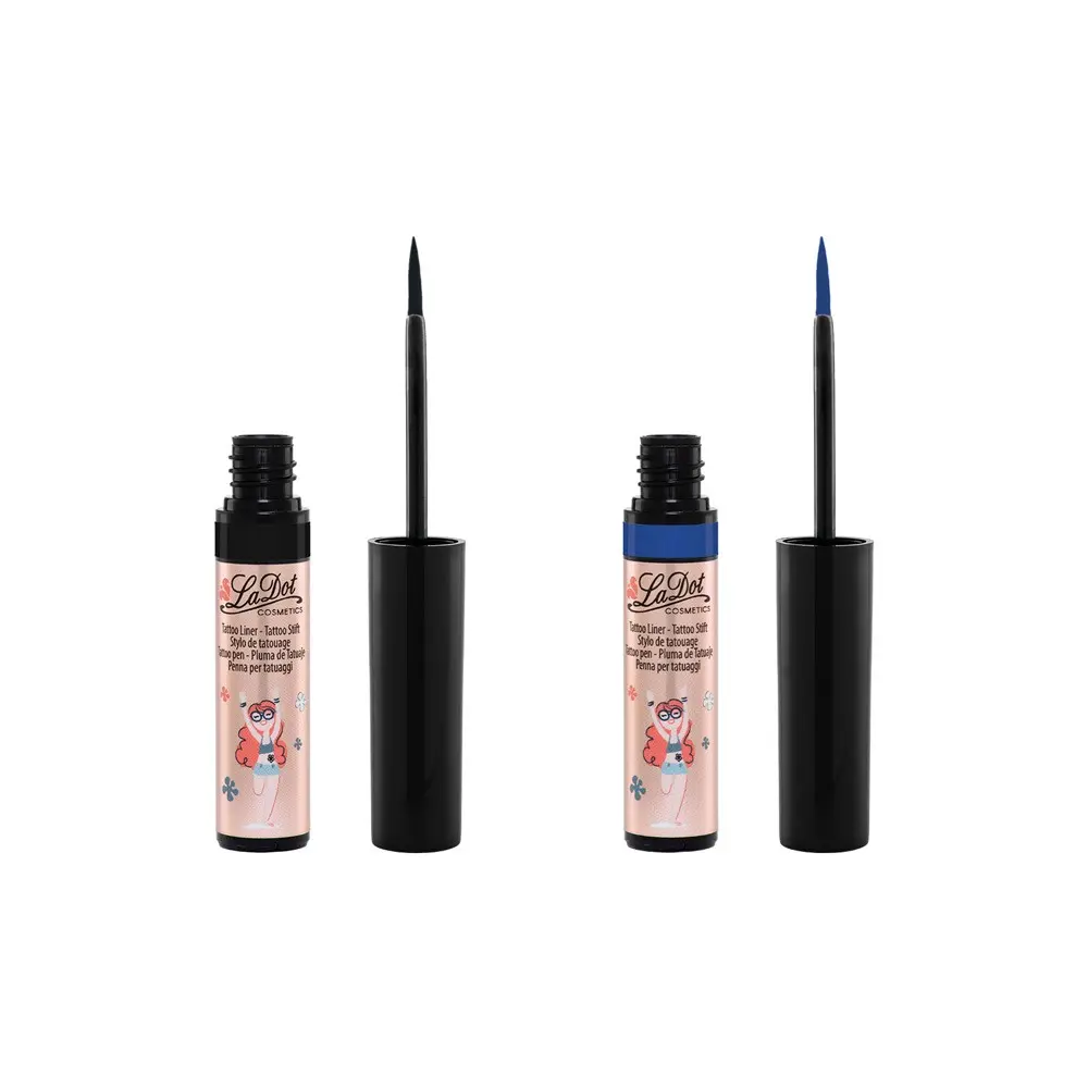 Ladot – Temporary Tattoo Liner Set Black & Blue