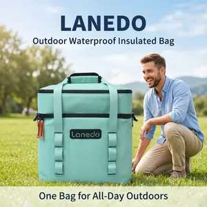 Lunch soft cooler, insulated bag, portable refrigerator box, suitable for lunch, beach, beverages, drinks, travel, camping, picnics, in car, short distance travel, leak proof.