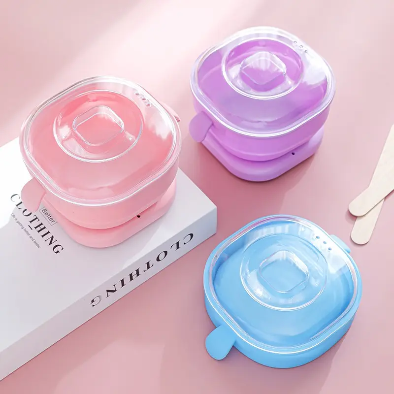 Foldable Silicone Wax Warmer, Professional Quick-Heating Pot for Waxing & Hair Removal, Portable & Easy to Clean for Home and Salon Use, Heating Waxing Kit, Wax Pot For Hair Removal