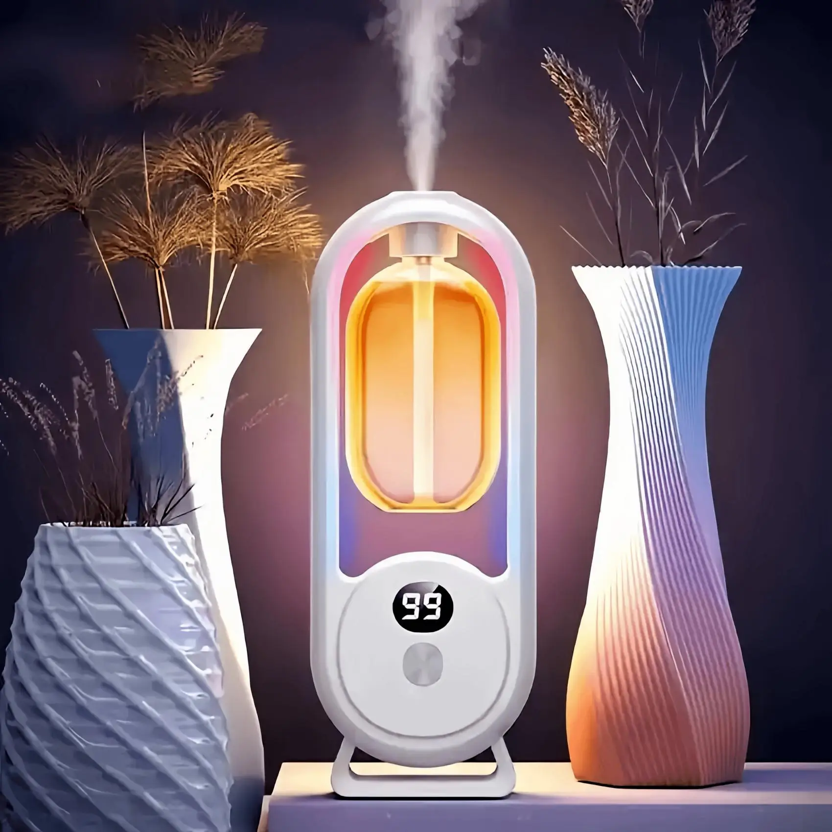 Wireless Aroma Diffuser, USB Charging Humidifier with Aromatherapy Liquid, Desktop Aroma Diffuser for Home, Office, RV, Pet Room