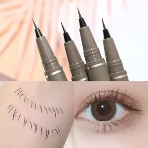 Waterproof Eyeliner Pencil Long-Lasting Smudge-Proof Quick-Drying Formula Easy Application for Lower Lash Line Eye Pencils