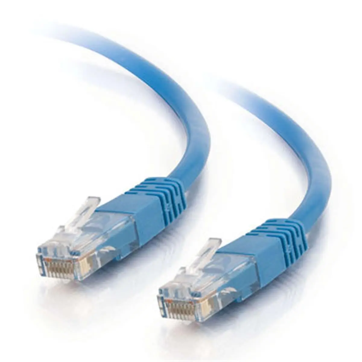 212 MAIN 65ft Cat5E 350 MHz Solid Network Ethernet Patch Cable - Blue, with Connectors