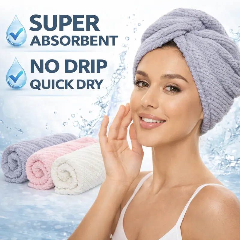hair prep before blow drying microfiber towel heat protectant