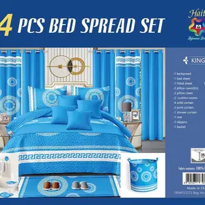24 pcs Bedspread Set - Versatile & Practical for Any Bedroom Style - Comprehensive Coverage for Comfortable & Stylish Sleeping Environment