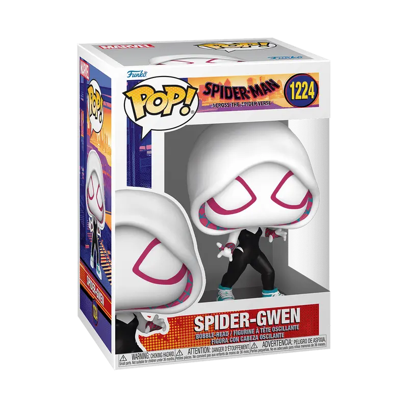 Funko Pop! Spider-Man: Across the Spider-Verse - Spider-Gwen #1224 Collectible Pop Vinyl Figure