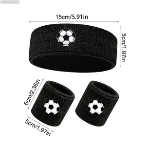 3PCS Headscarf & Wrist Guard Set for Men & Women, Sweatproof, Elastic, Breathable Sports Accessories for Basketball, Football, Running, Gym, Fitness, Yoga, Outdoor Workouts – Comfortable, Lightweight & Quick-Dry