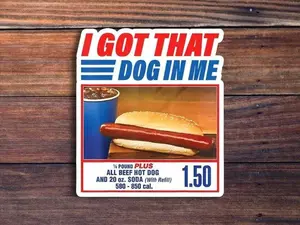 (3 Pack) Funny Meme "I Got That Dog in Me" Adhesive Decoration Stickers, Sentiment Sticker Decals for DIY Scrapbooking & Stamping, Decoration Sticker, Sticker Decal