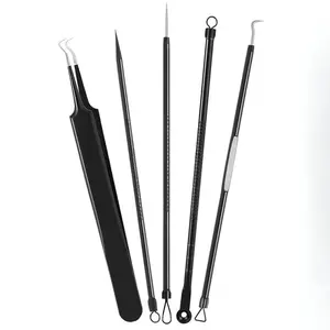 Blackhead Remover Tools Pimple Popper Tool Kit, Comedones Extractor Acne Removal Kit for Blemish, Black Head Remover for face Risk Free Treatment for Whitehead Popping