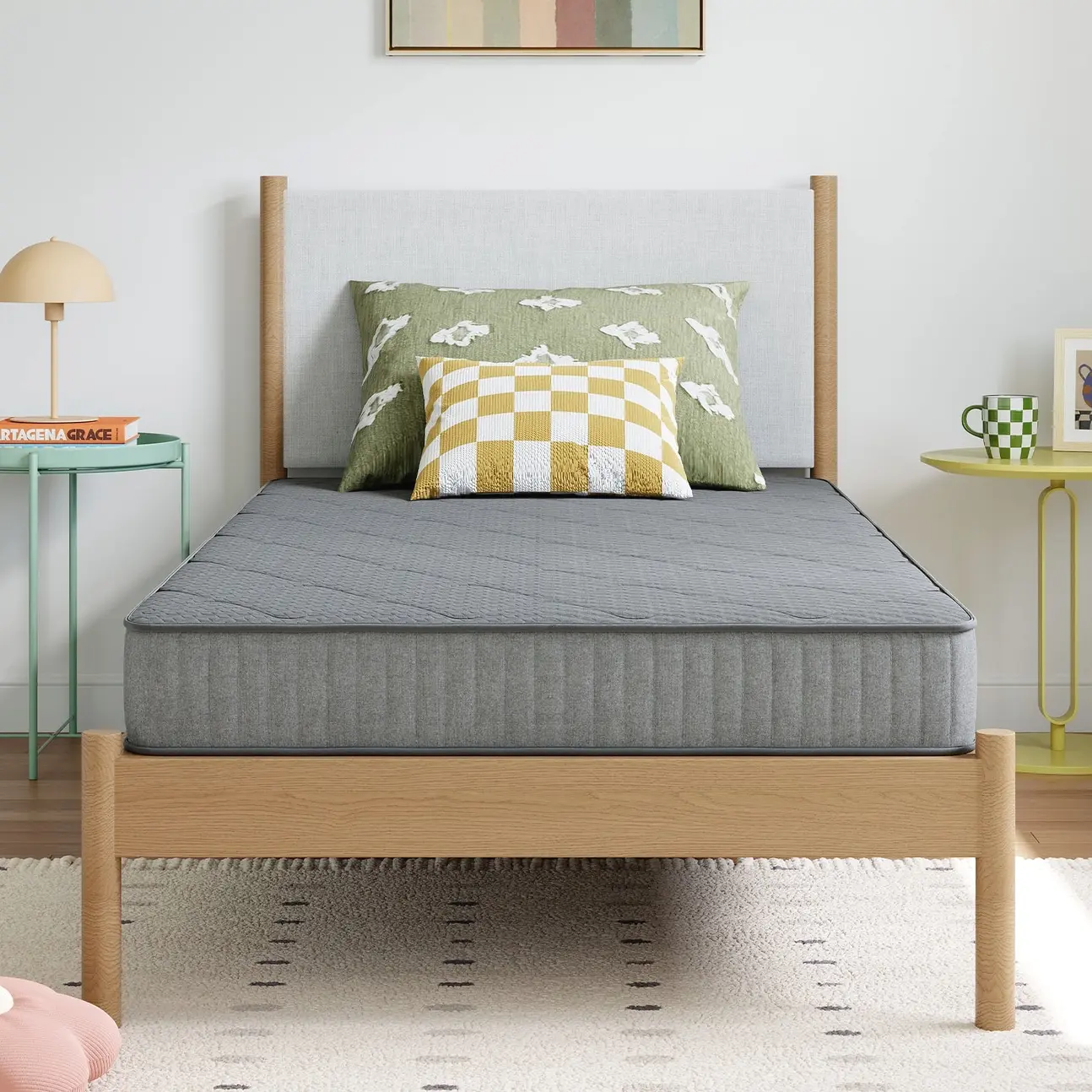 Avenco Misty 6" Twin Size Cooling Memory Foam Medium Supportive Innerspring Mattress