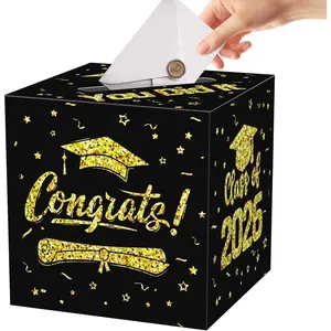 Graduation Card Box 2026; Class of 2026 Grad Card Box for Party, Grad Decorations, Party Favors, Congrats Grad Celebration; Graduation Box for Cards