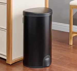13-Gallon Stainless Steel Auto-Tap Sensor Trash Can