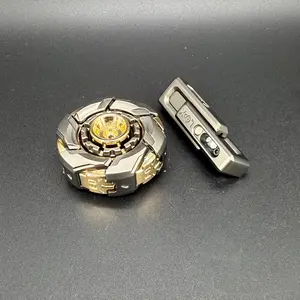 Metal Fidget Spinner Toy, Spiky Clicky Spinner, 2 Counts/set Stress Relief Toy, Office Decompression Toy, Adult Toy Gift