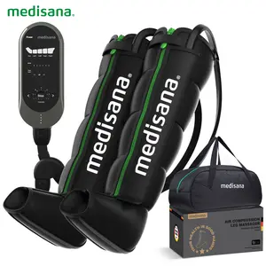 Medisana Leg Compression Massager for Circulation with 6 Modes and 7 Intensity Levels for Calves Thighs and Feet Rechargeable Full Leg Massager for Athletes, Muscle Recovery & Pain Relief The Best Gifts for Outdoor Sports Father's Day Gift 2 Year Warranty