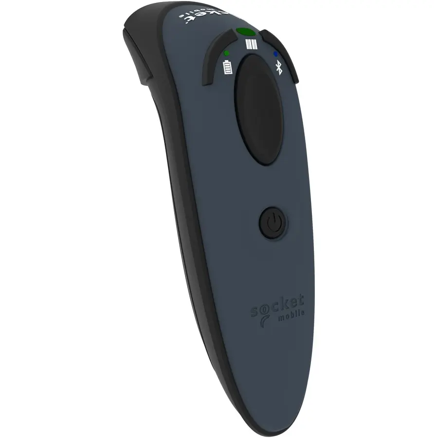 Socket Mobile D720 Barcode Scanner - Gray, with Pre-installed Rechargeable Battery for Efficient Scanning