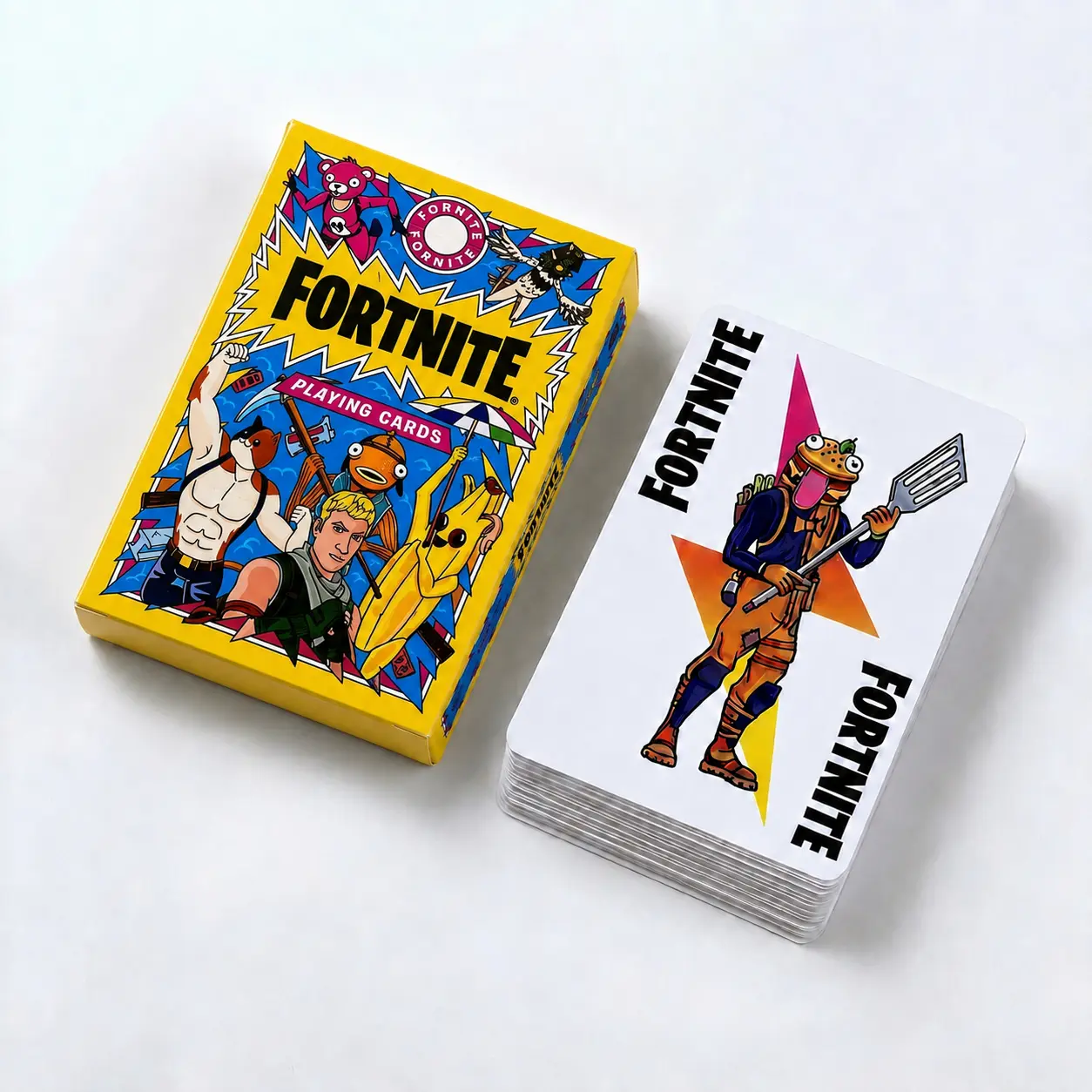 Fortnite Battle Royale Playing Cards | Fortnite Sprite Inspired Poker Deck | Collectible 54-Card Set, Victory Royale Gift for Fans & Collectors