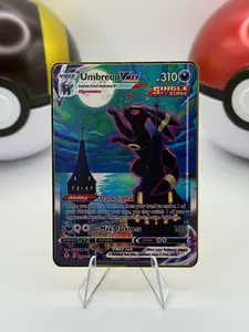 Umbreon (Moon) VMAX 215/203 Evolving Skies - Custom-Art Gold Metal Pokemon Card