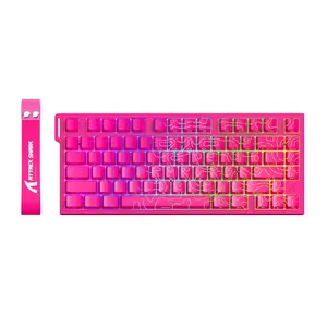 USB Wired Mechanical Gaming Keyboard ATTACK SHARK R82HE RGB Lighting Customizable Magnetic Axis，Full Keys Hot Swappable ,E-Sports Office Use ，Compact Design, Mechanical Backlit Keyboard