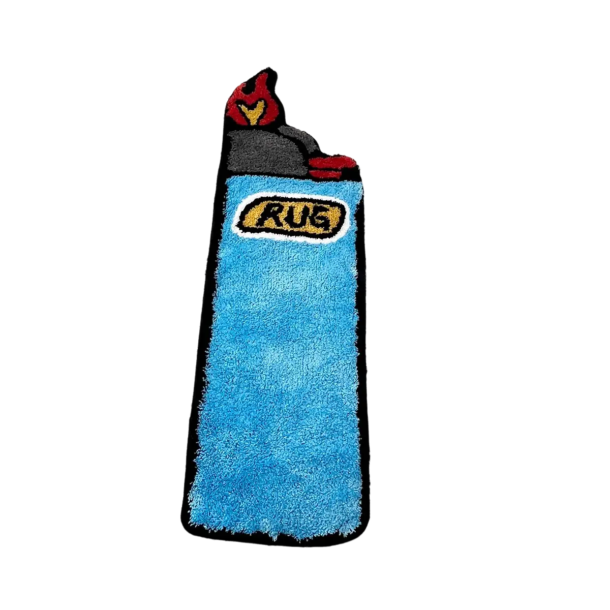 LAKEA Blue Lighter Tufted Rug Art Rug for Bedroom Living Room Retro Rainbow Fluffy Anti-slip Bath Bathroom Rug Nonslip Mat Home Decor