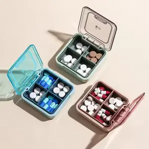 Mini medicine box, mini packaging medicine storage box, divided jewelry storage box, plastic portable storage box, Supplement Organizer, Vitamin Organizer