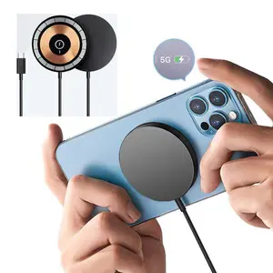 15W Magnetic Wireless Charger 15W Magnetic Wireless Fast Charging, Compatible With IPhone 12, 13, 14, 15, 16, And 17 Pro, Pro Max Series Models