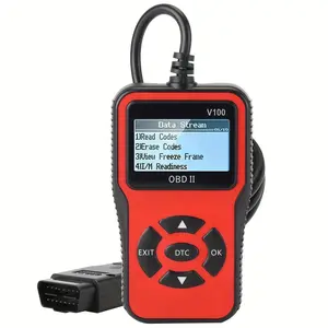 V100 Automotive Obd2 Diagnose Scanner, Vehicle Diagnostic Scanner, Engine Fault Code Reader, Scan Tool for All Obd Ii Protocol Cars, Reliable Diagnostic Device, Obdii Scanner