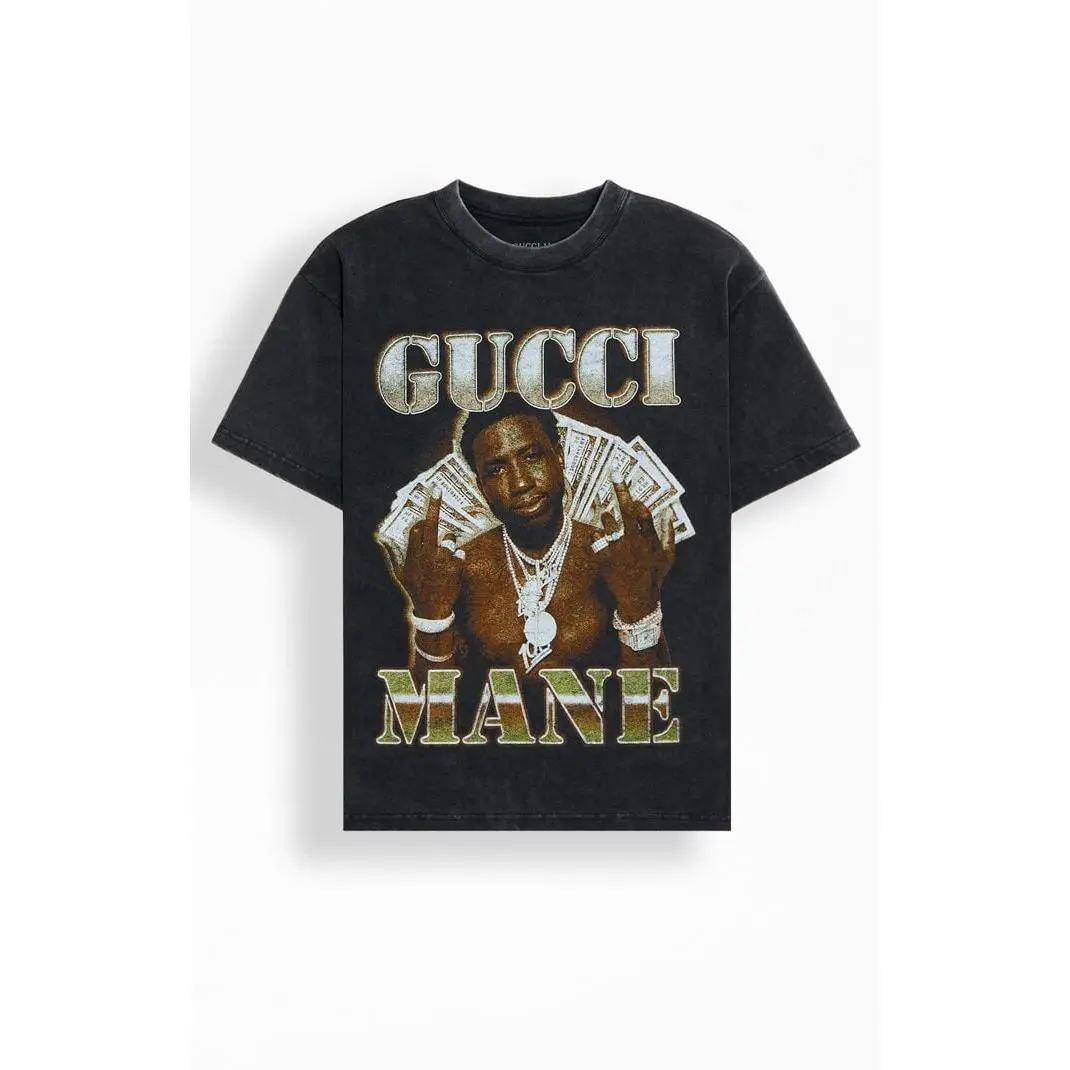 PacSun Men's Gucci Mane Money T-Shirt - Multicolor
