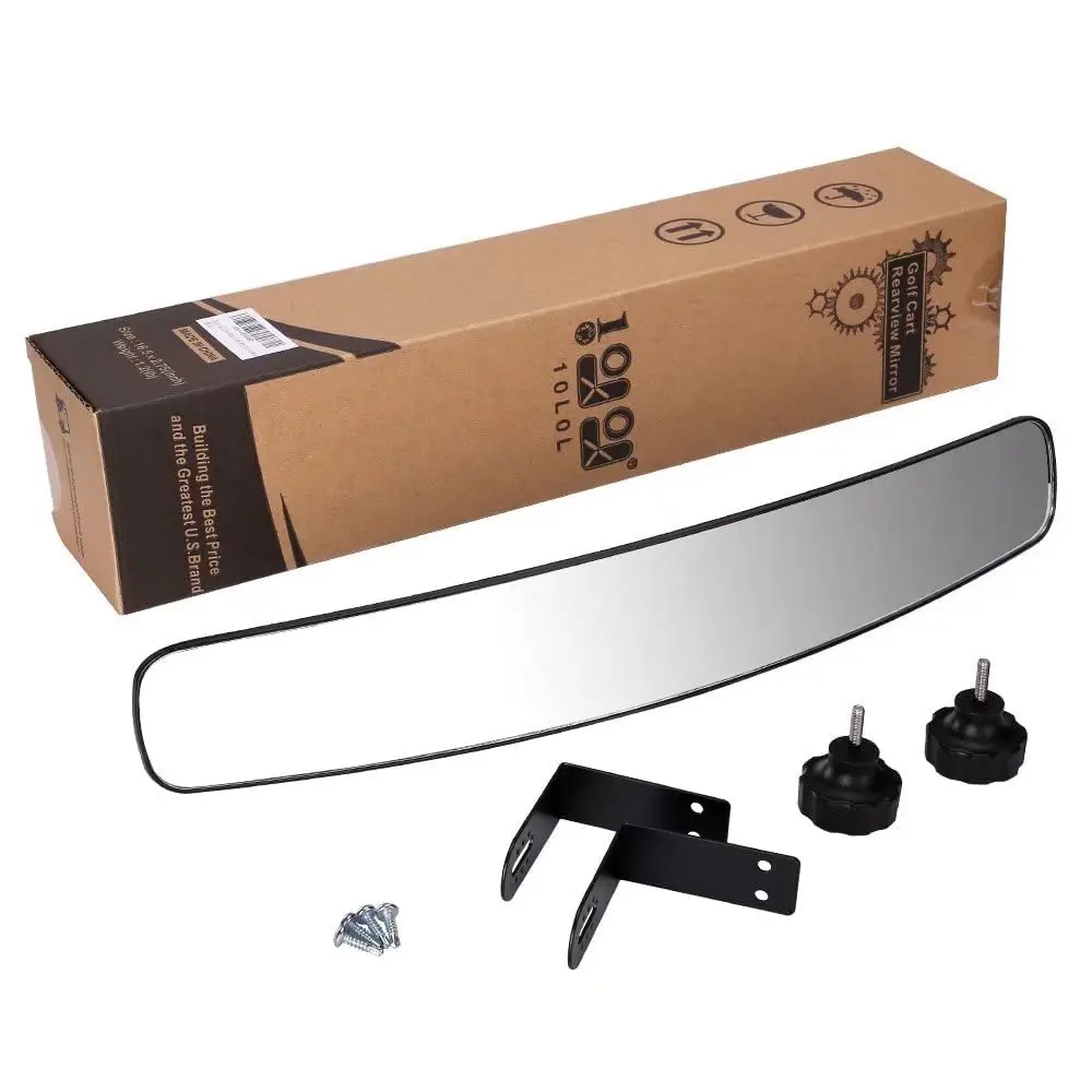 10L0L Golf Cart Blind spot mirror Rear View Extra Wide 180 Degree Panoramic for Yamaha EZGO Club Car and Others