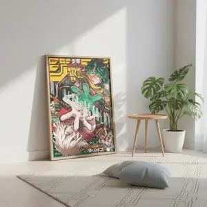 [Sale Off Up To 50%] [Unframe] My Hero Academia Anime Poster, Shonen Jump Wall Art, BNHA Manga Print, Otaku Room Decor Gift