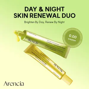 Booster Shot Skin Renewal Duo - Vitamin C & Retinal for Day And Night Brightening, Pore Minimizing, Moisturizing, and Fades Dark Spots